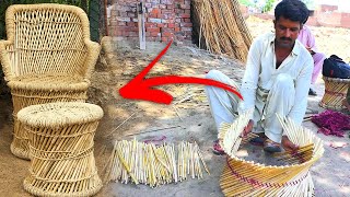 How a Bamboo Stool is Made With Amazing Skills | How To Make Beautiful and Sturdy Bamboo Stool