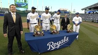 Royals receive 2015 Gold Glove Awards