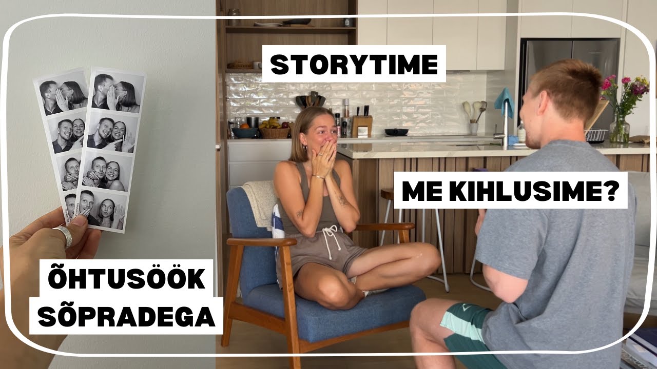 VLOG │ storytime: ME OLEME KIHLATUD & õhtusöök sõpradega