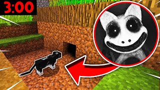 JAK ZOBACZYSZ TEGO KOTA O 3:00 UCIEKAJ W MINECRAFT?! GPLAY &amp; LUMI