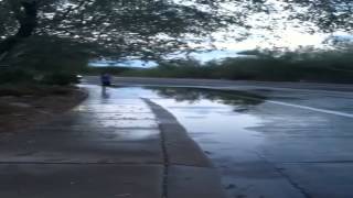 Kid Gets Owned By Wall Of Water