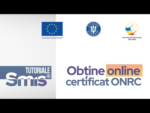 SMIS.ro - Tutorial obtinere online certificat ONRC