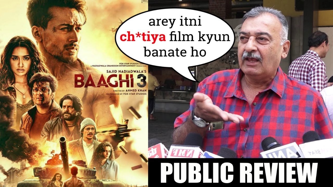 Bakwas Movie Hai - BAAGHI 3 Angry Public Review | Tiger Shroff, Shraddha  Kapoor & Ritesh Deshmukh - YouTube