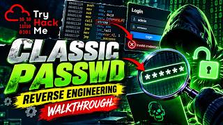 TryHackMe Classic Passwd Walkthrough | Reverse Engineering Update