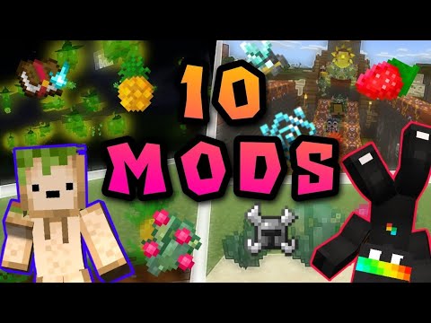 TOP 10 MEJORES MODS/ADDONS SURVIVAL para MINECRAFT PE 1.19 - YouTube