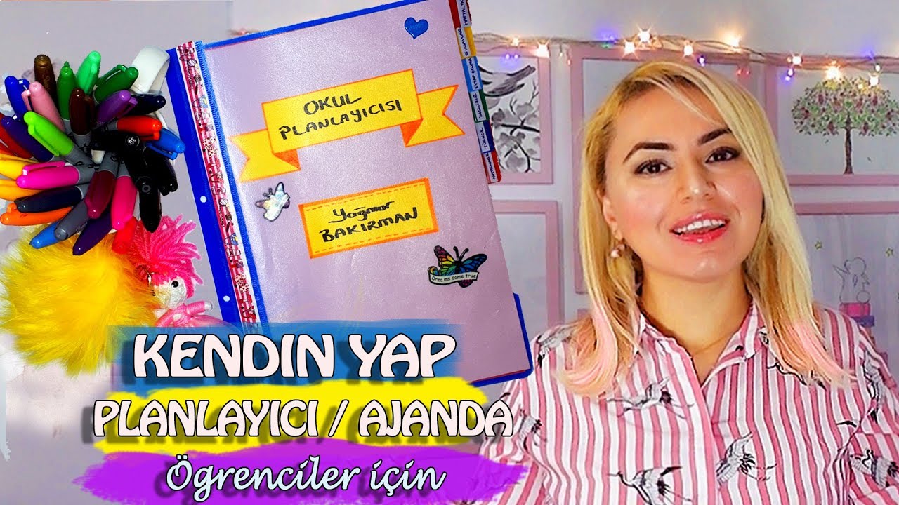 Kendin Yap Planlayıcı / Ajanda Öğrenciler için