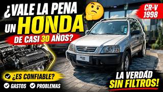 Review Honda CRV 1998! Te regalaban una mesa para comer al comprarla! ¿Es VTEC?(Aceite y Alcohol)