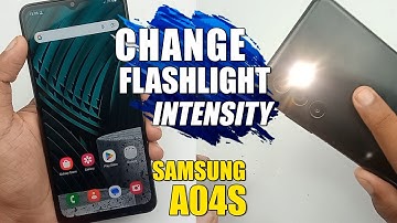 How To Change Flashlight Intensity - Samsung Galaxy A04s