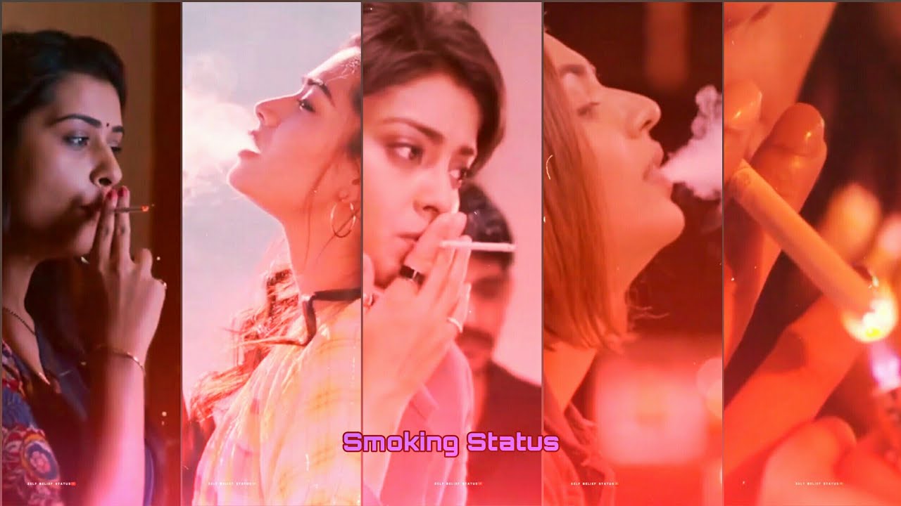 🚬 Smoking Mashup Attitude Whatsapp Status | Smoking Status South Indian actress Whatsapp Status