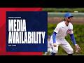 DANSBY SWANSON: 'Definitely be a little bit of a different energy' vs. Reds | Cubs Locker Room Sound