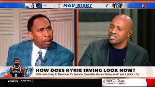 Stephen A. Smith gets called out for hating on Kyrie Irving *extremely heated*