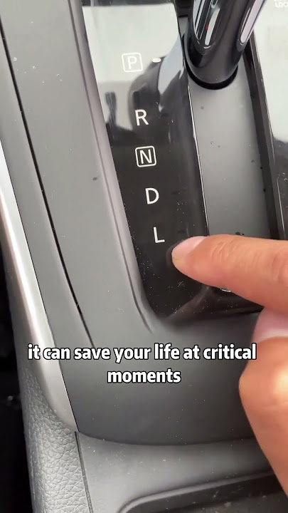 The hidden secret of the L gear on the car, I bet 90% of people don't know what it means!#car
