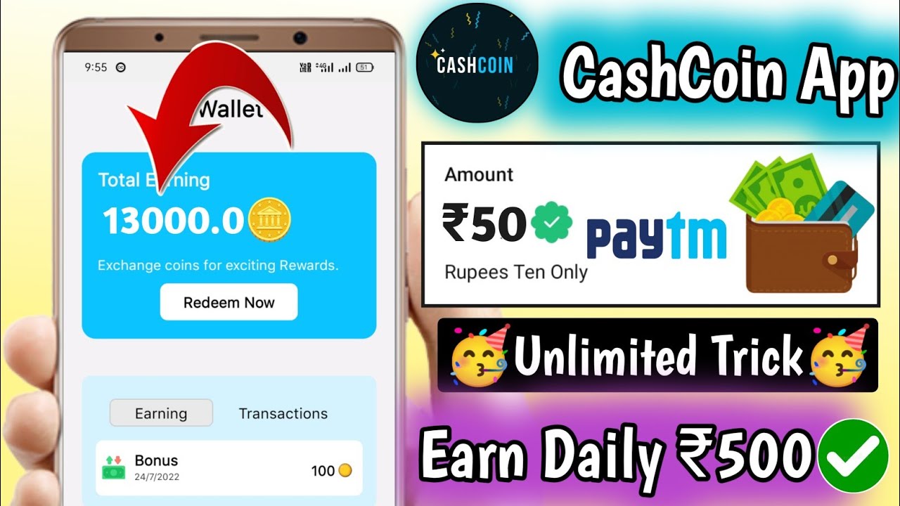 CashCoin App Refer Script ! CashCoin App Se Paise Kaise Kamaya ! CashCoin App Payment Proof 2022