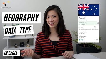 Retrieve Population, GDP, CPI, Flag,  Life Expectancy in Excel fast & easy with Geography Data Type