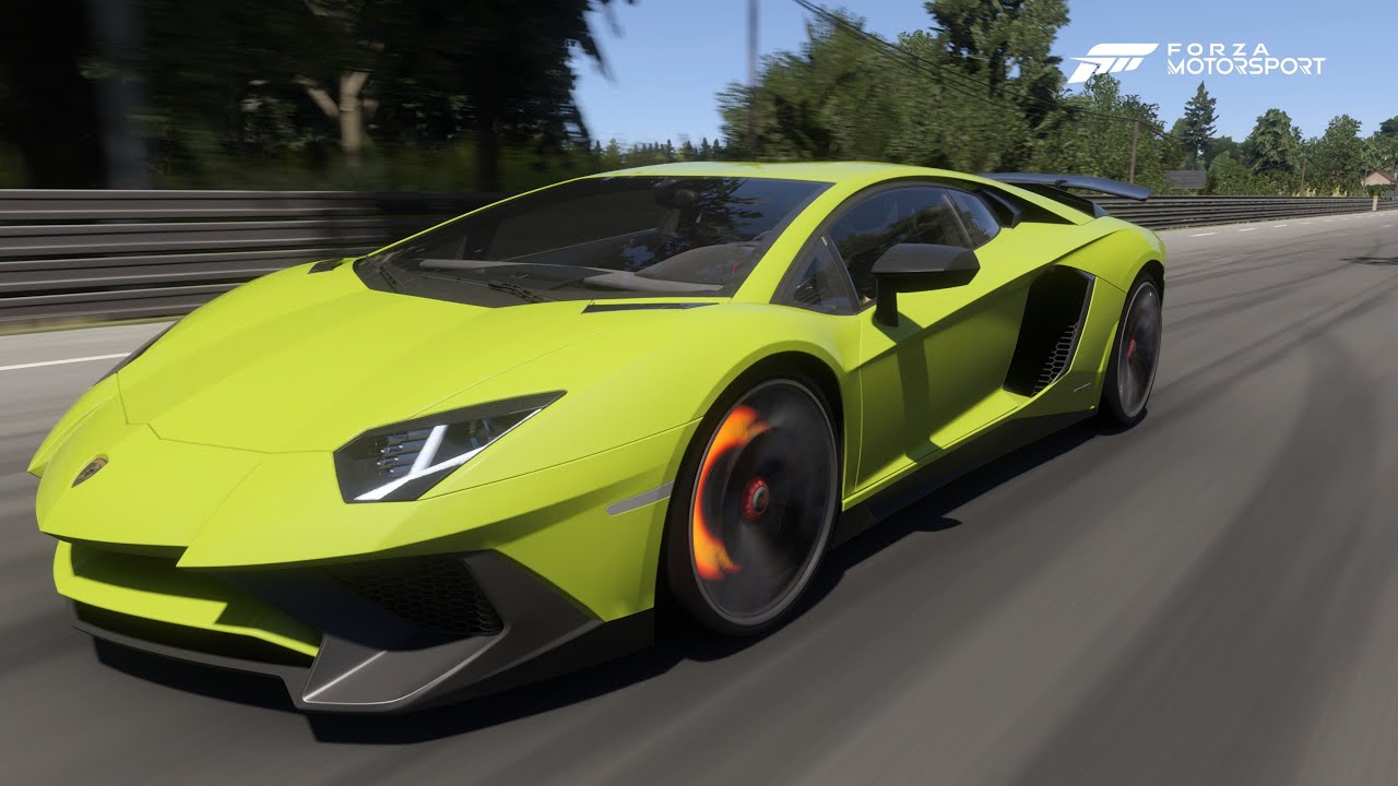 2016 Lamborghini Aventador Superveloce in single player \ Forza Motorsport