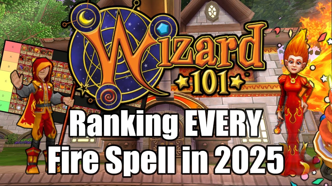 Рейтинг ВСЕХ огненных заклинаний (PvE) в Wizard101