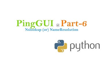 Create App using python - PingGUI@Part 6