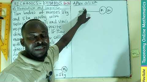 Mechanics Dynamics Series | Episode 36 - Momentum and Impulse (Colliding Body with Common Velocity) 