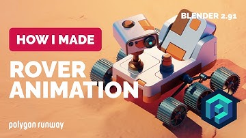 Mars Rover Loop Animation in Blender 2.91 | Polygon Runway