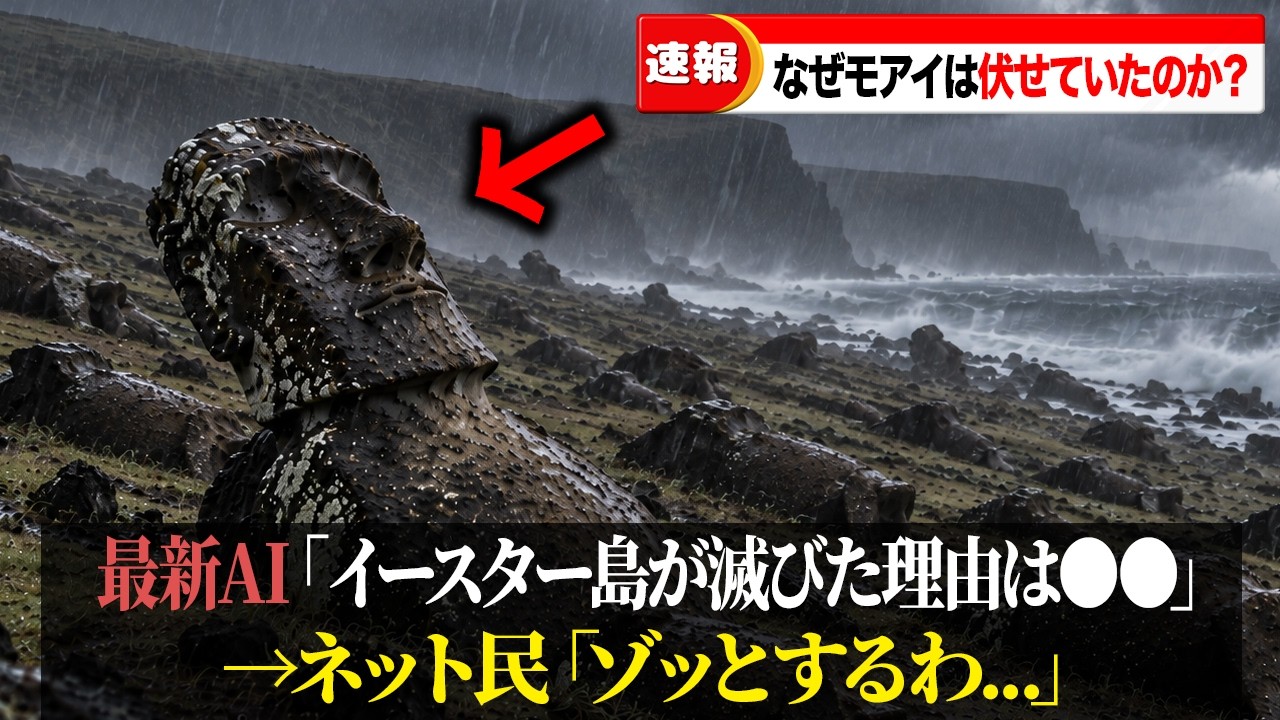 The Real Reason Why the Moai Were Toppled, Revealed by Latest AI... How Easter Island Met Its End...
