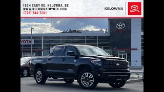 Black 2020 Toyota Tundra 4WD CREWMAX SR5 Review Kelowna BC - Kelowna Toyota