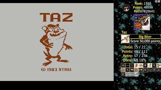 RA #59 - Taz Atari 2600 Mastery (RetroAchievements)