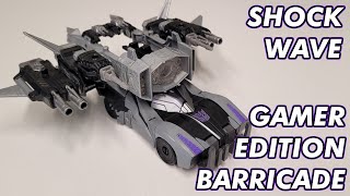 Jetpowered Gamer Edition Barricade via Galactic Man Shockwave