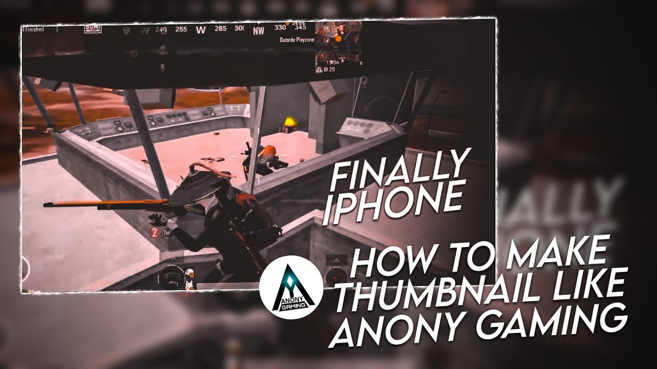 How To Make Thumbnail Like Anony Gaming | Make Thumbnail Like 