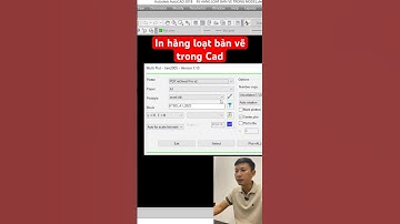 Lisp CAD #12: In hàng loạt bản vẽ trong CAD