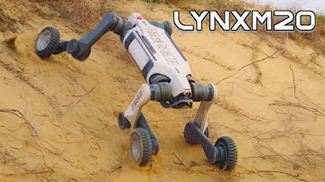 Bobcat (LYNX) M20 – Wheel-legged Robot | Walks, Rolls & Climbs!