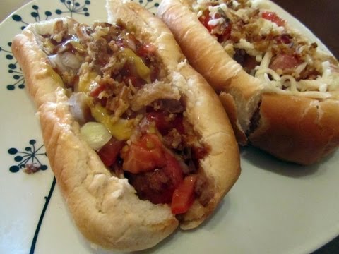 Hot Dog Man vs Food