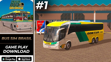 Bus Sim Brasil Gameplay | New Simulator Game Download (Android, iOS)