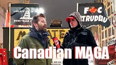 Canadian MAGA at Ottawa Trucker Convoy