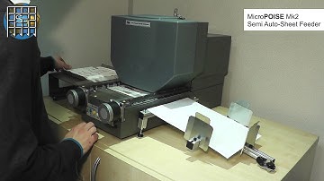MicroPOISE™ Mk2 Semi Auto-Sheet Feeder