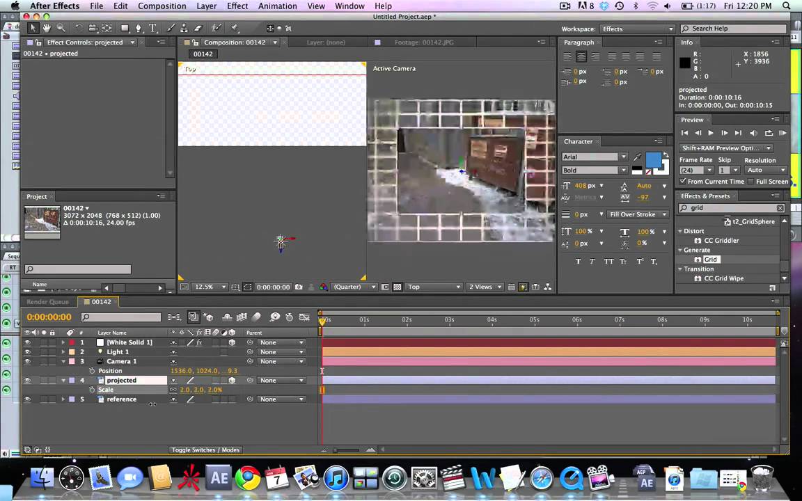 Camera Projection After Effects Part 1 YouTube