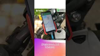 BOBO BM1 Jaw-Grip Waterproof Bike/Motorcycle/Scooter Mobile Phone Holder  Fast USB 3.0 Charger,