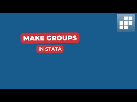 Make Groups in Stata