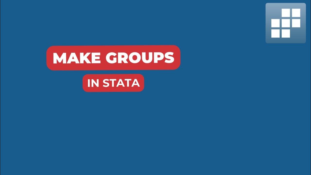 Make Groups in Stata YouTube