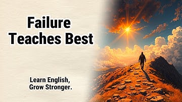 Why Failure Teaches Us More Than Success | Learn English & Grow Stronger