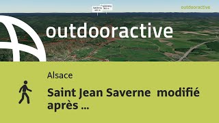 Saint Jean Saverne  modifié après reconnaissance (cv St. Avold  21km)  pour le 15.09.24