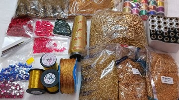 Aari material unboxing/Latest aariwork materials/Aari materials online shopping best /#aarimaterial