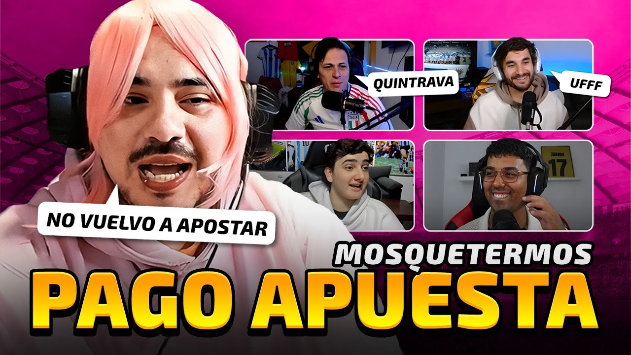 QUINTANA SE VISTE DE MUJER EN MOSQUETERMOS