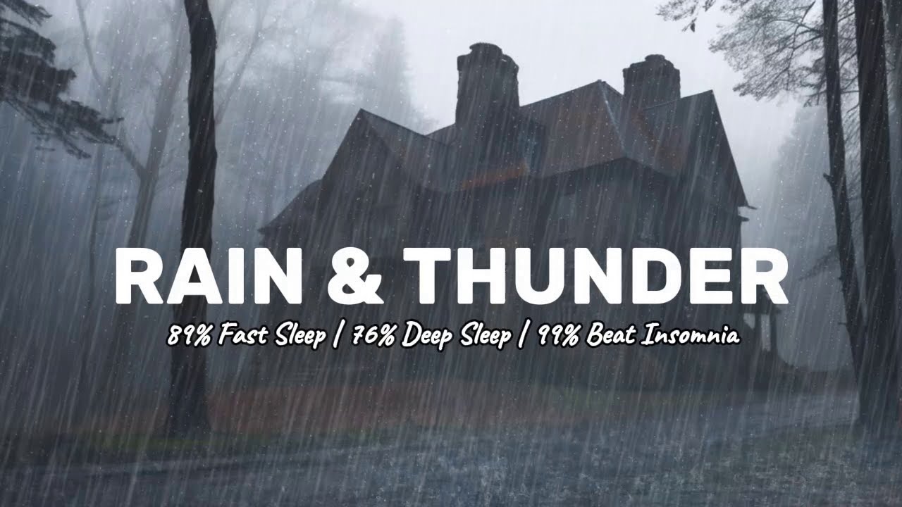 Night Rain ASMR 🌧️ Let Go Of Stress And Drift Into Deep Sleep 💤