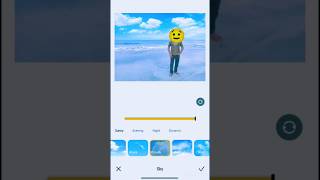 Lessons 1: Change the sky background #software #tips #redmi #editing