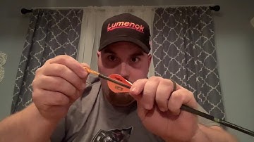 How to properly install Lumenok Lighted Knocks on compound bow arrows