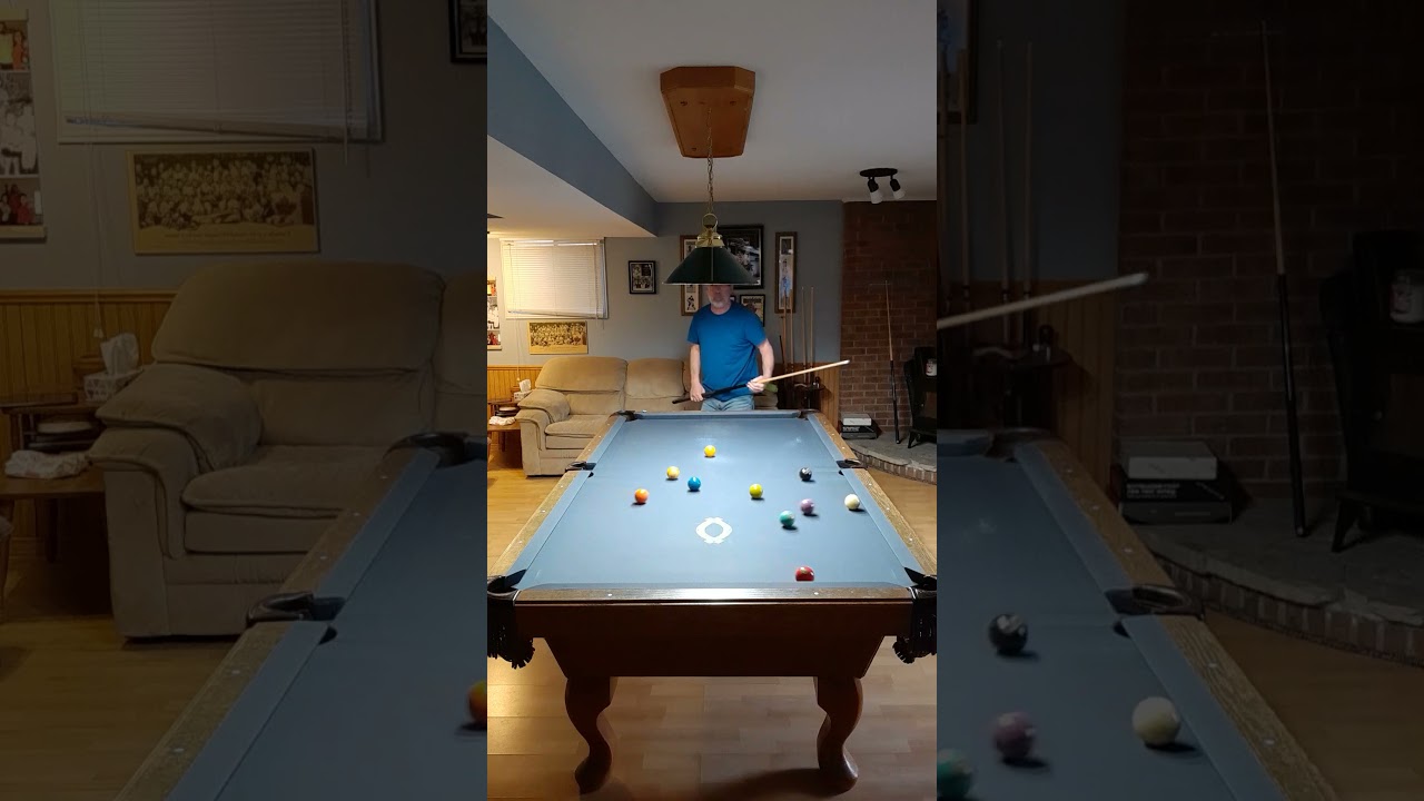 Image of video the #poollessons #pool #billiards #9ball , daily 9-ball break & make 35. 10