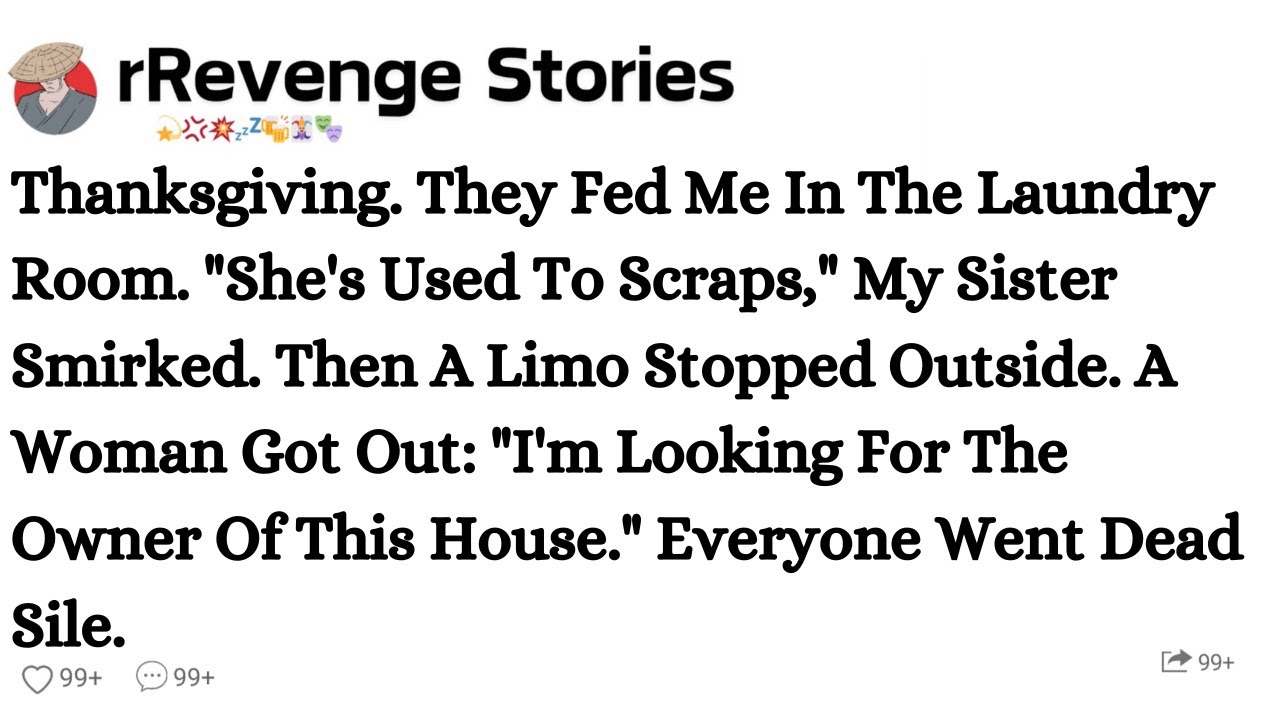 She's Used To Scraps,” They Laughed. Then A Woman From A Limo Asked For The Home's Owner.
