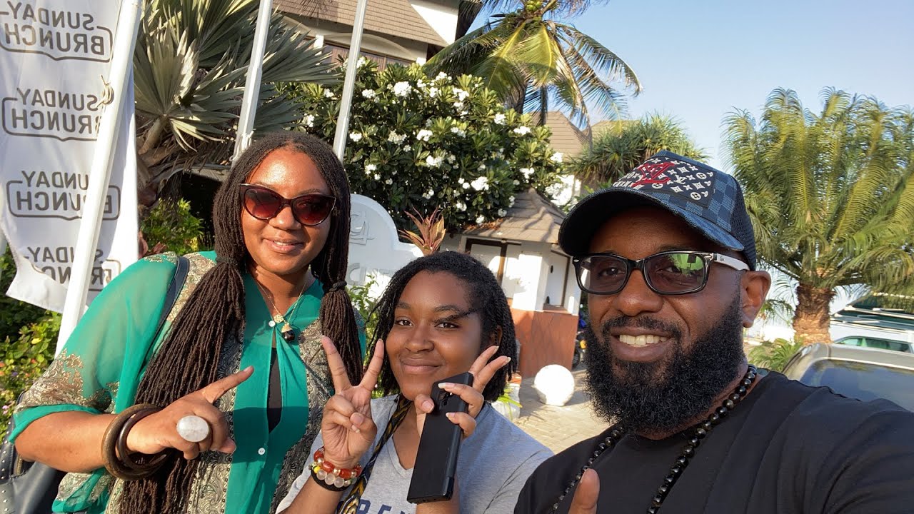 Dinner at an upscale restaurant in Dar es Salaam Karambezi Cafe YouTube