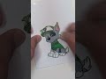 #DreamTrackAI #PawPatrol #RockyPawPatrol #StickerCutting #HandmadeStickers #KidsStickers #Shorts