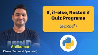 P64 - Cracking Python Conditionals: Quizzes on If, If-Else, and Nested If [తెలుగు] News